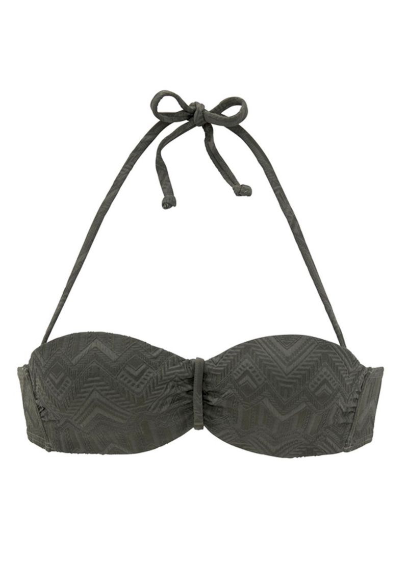 Women's Textured Everyday Comfort Underwire Bikini Top