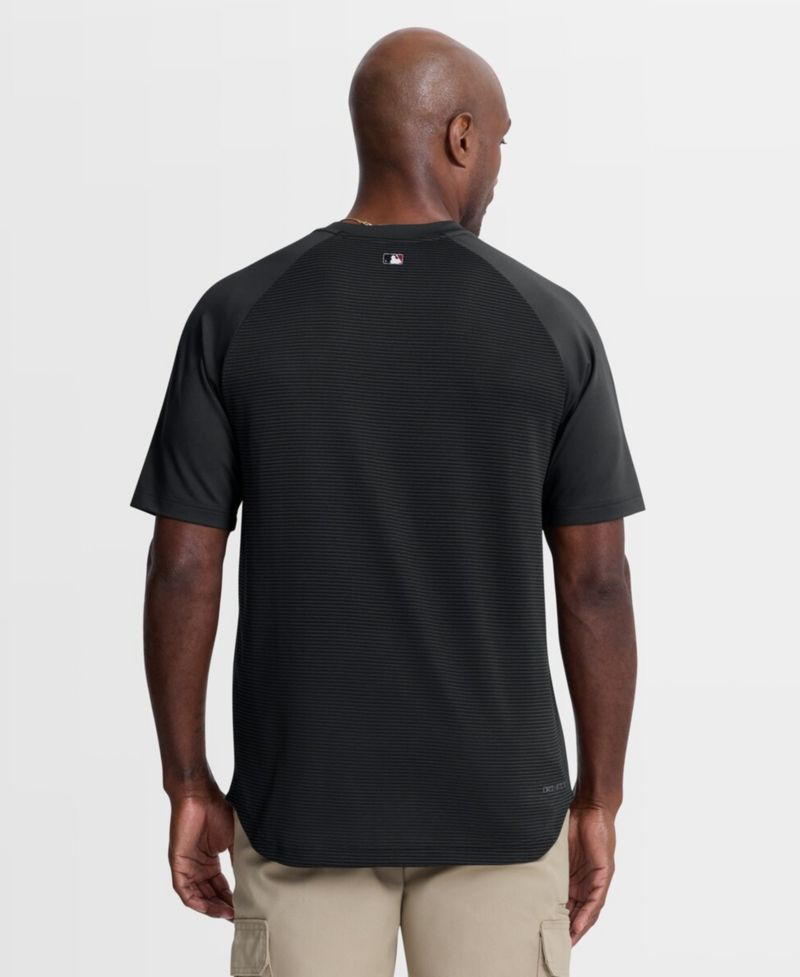 Men's Black Arizona Diamondbacks Authentic Collection Batting Practice Pre-Game Raglan Dri-FIT T-Shirt