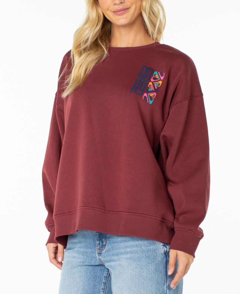 Women's Morning Stroll Oversized Graphic Crewneck Sweatshirt