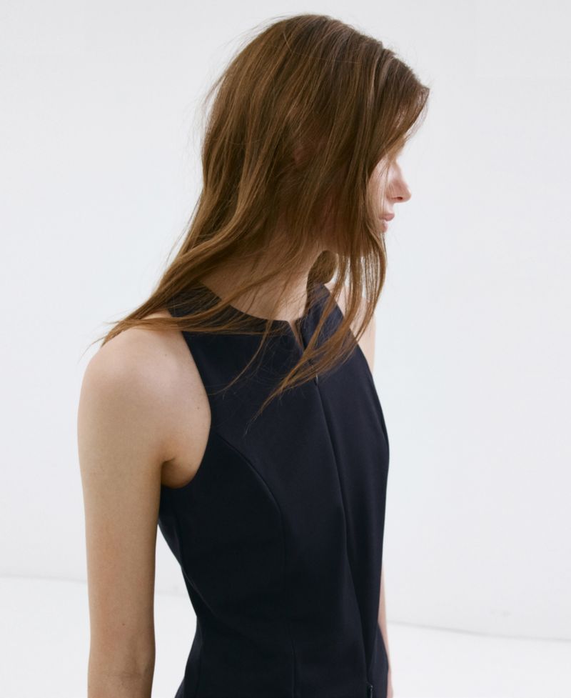 Women's Zipper Fitted Vest