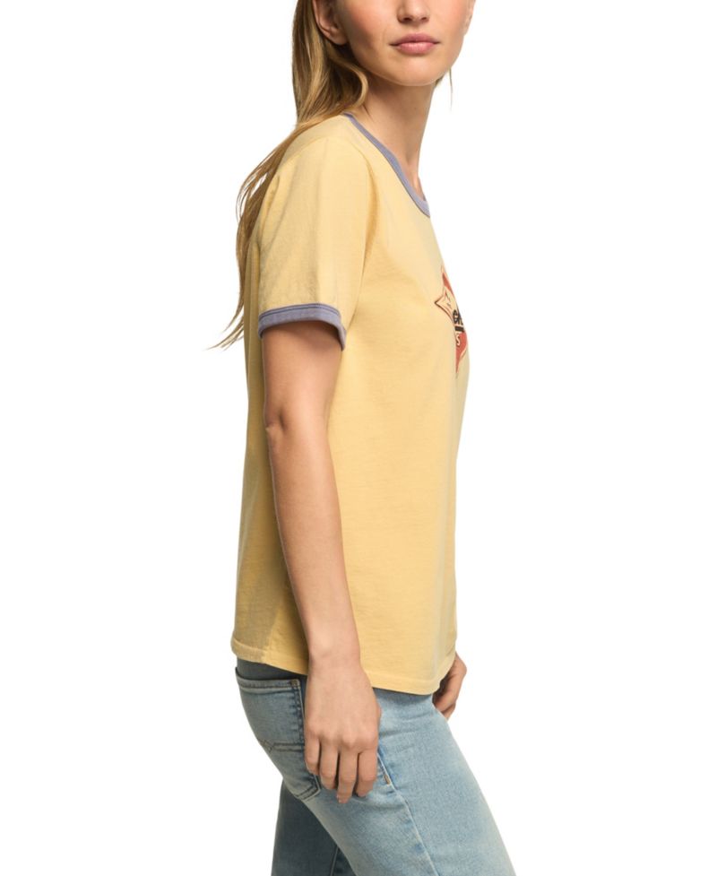 Women's The Beach Boys Emblem Retro Graphic Ringer Tee