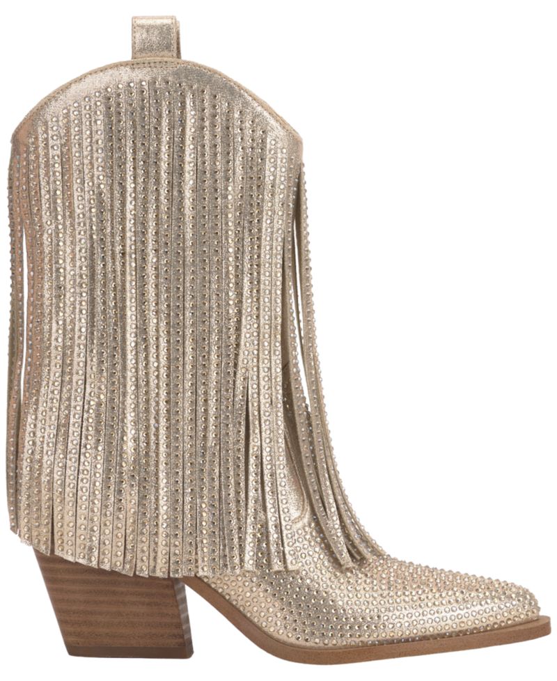 Women's Paredisa Rhinestone Fringe Cowboy Booties