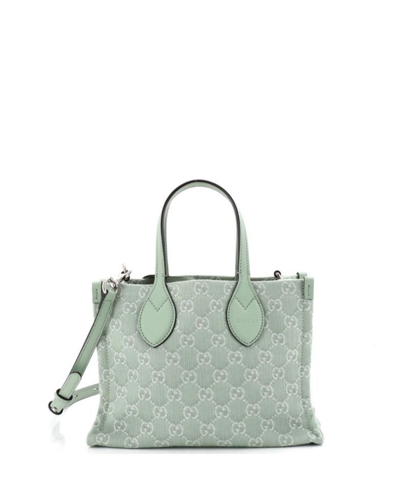 Medium Ophidia Shopper Tote GG Denim