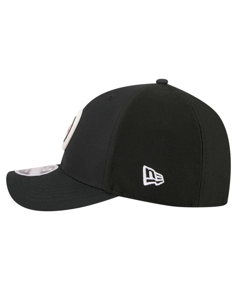 Men's Black Pittsburgh Steelers Floral 9FORTY M-Crown Trucker Adjustable Hat