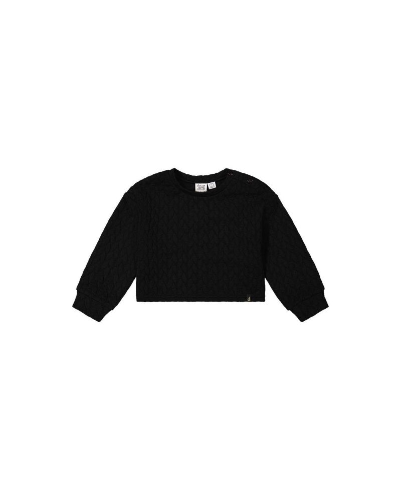 Girl's (6-14) Jacquard Sweatshirt