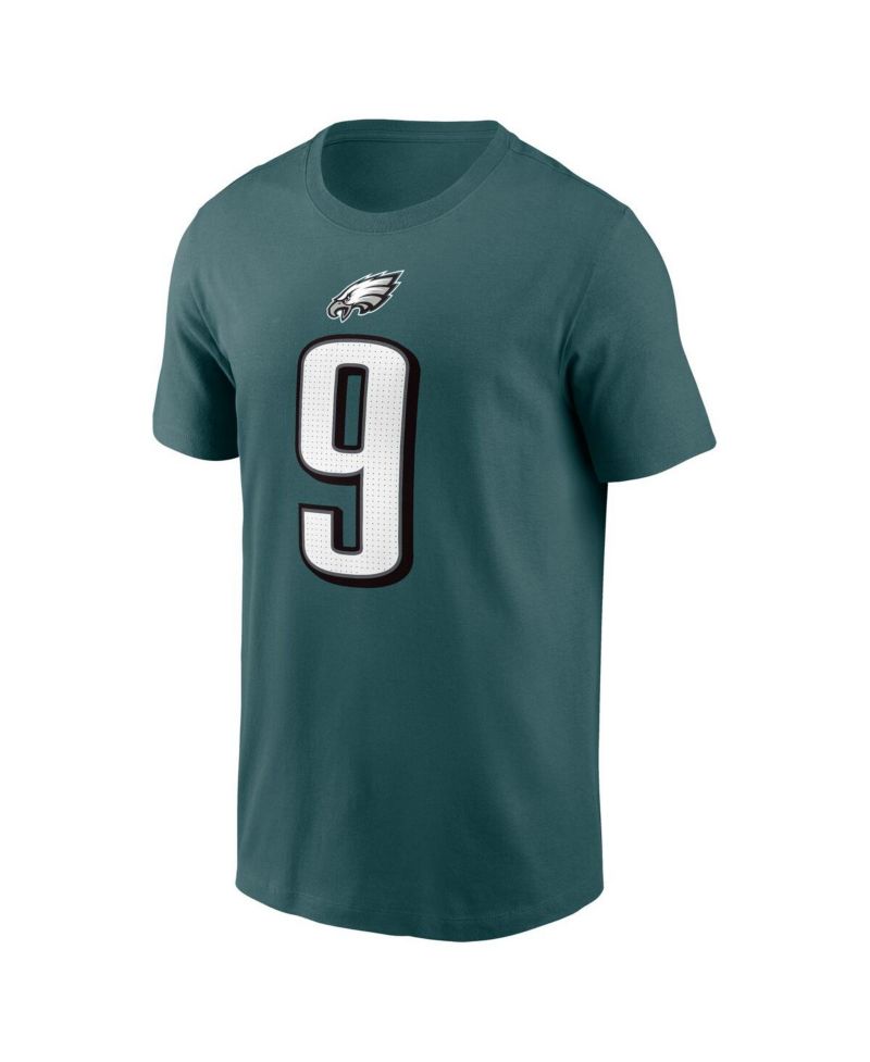 Men's Nick Foles Midnight Green Philadelphia Eagles Retired Player Name & Number T-Shirt