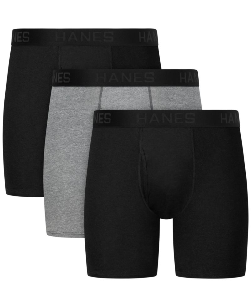 Men's Ultimate Comfort Blend Boxer Briefs, 3-Pack