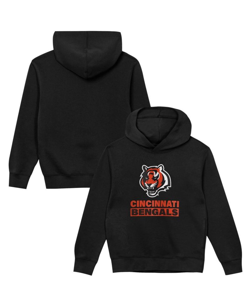 Preschool Black Cincinnati Bengals Back to Basics Hoodie