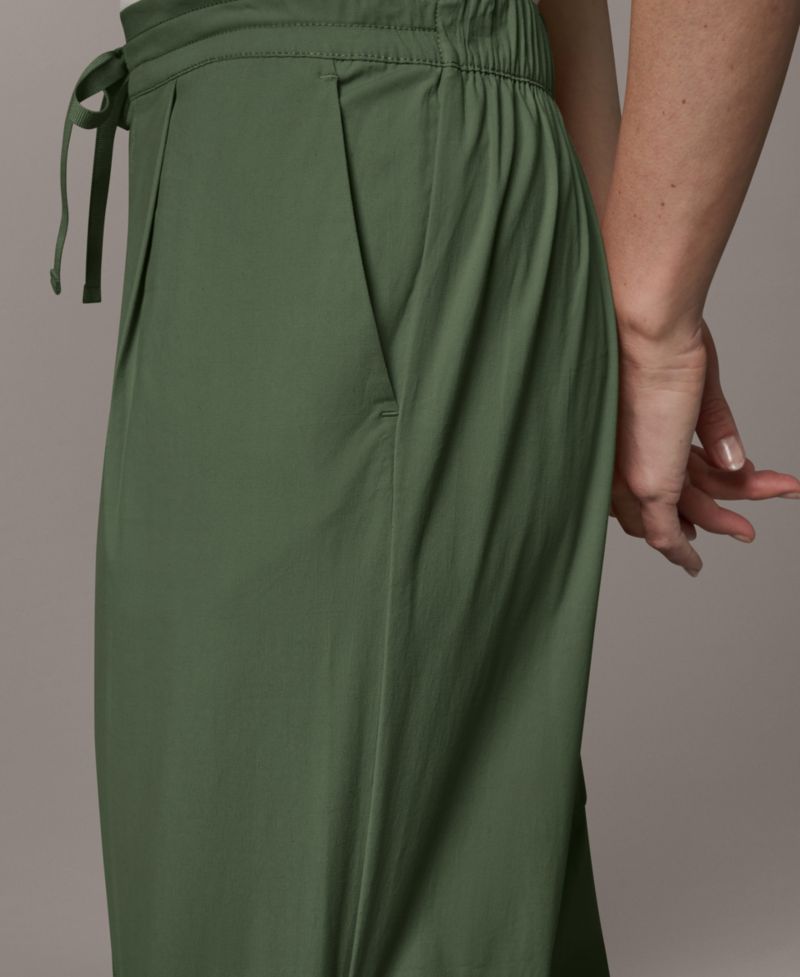 Women's High-Rise Paper Poplin Pants