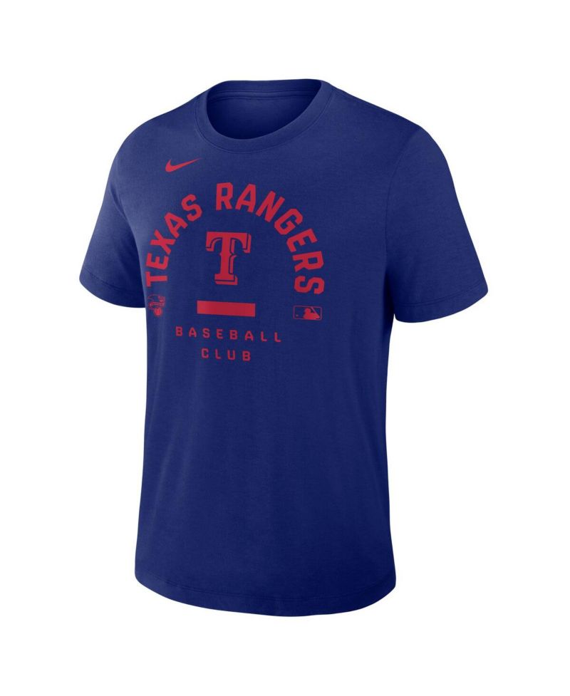 Men's Royal Texas Rangers Authentic Collection Early Work Tri-Blend Dri-FIT T-Shirt