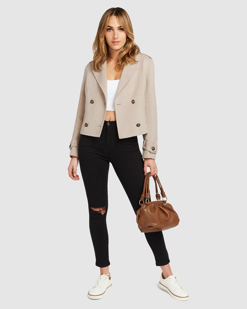Better Off Military Peacoat Women's