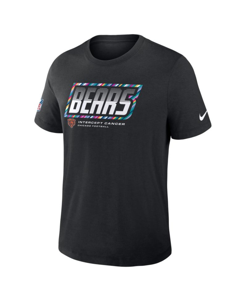 Men's Black Chicago Bears 2026 NFL Cruical Catch Sideline Dri-Fit T-Shirt