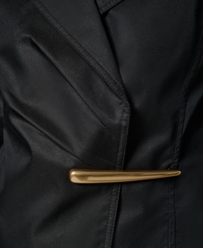 Women's Notch Lapel Bar Hardware Jacket
