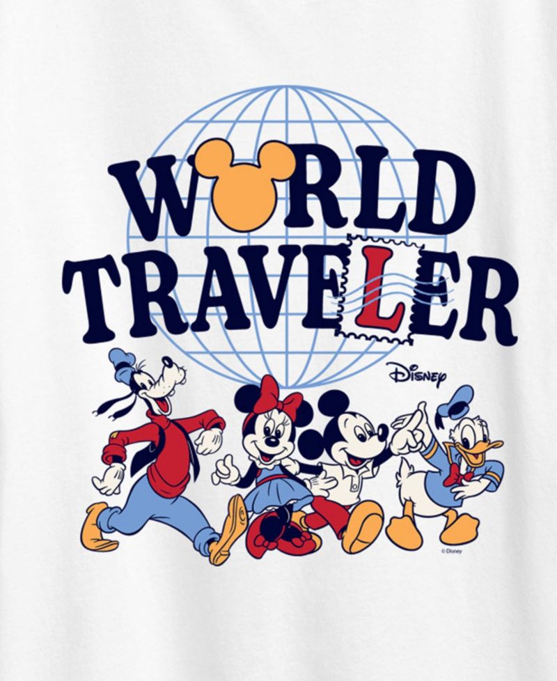 Plus Size Disney World Traveler Short-Sleeve Graphic T-Shirt