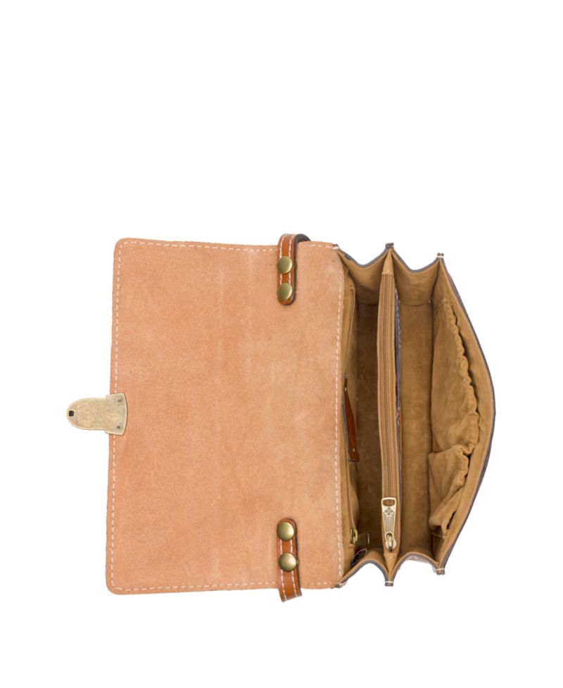 Lanza Small Leather Crossbody Bag