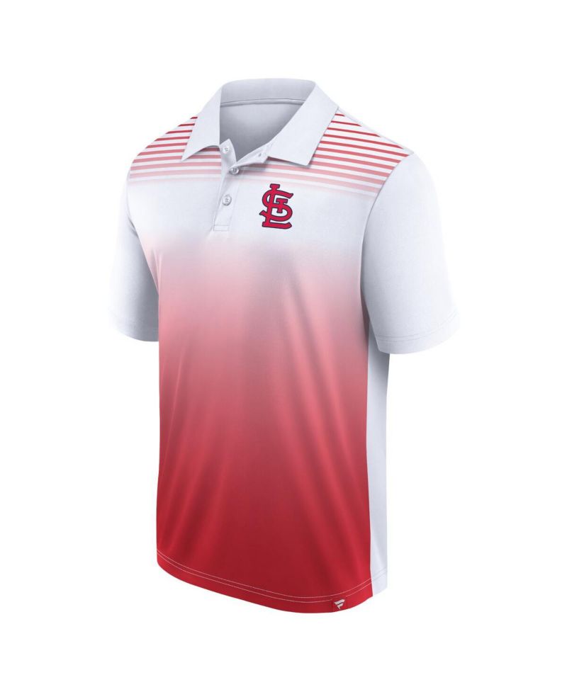 Men's White, Red St. Louis Cardinals Sandlot Game Polo Shirt