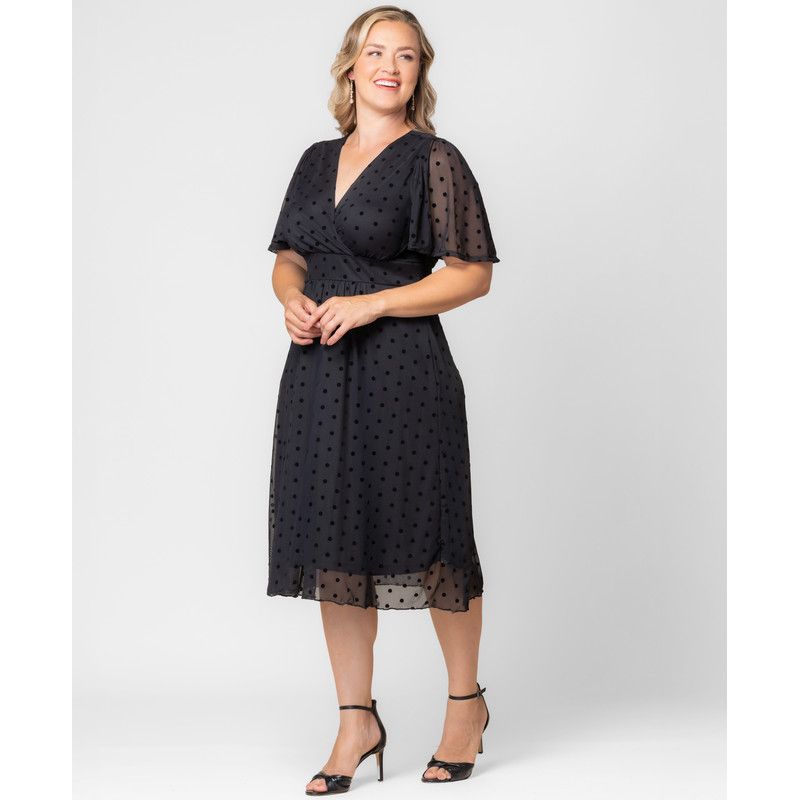 Plus Size Margot Mesh Cocktail Dress