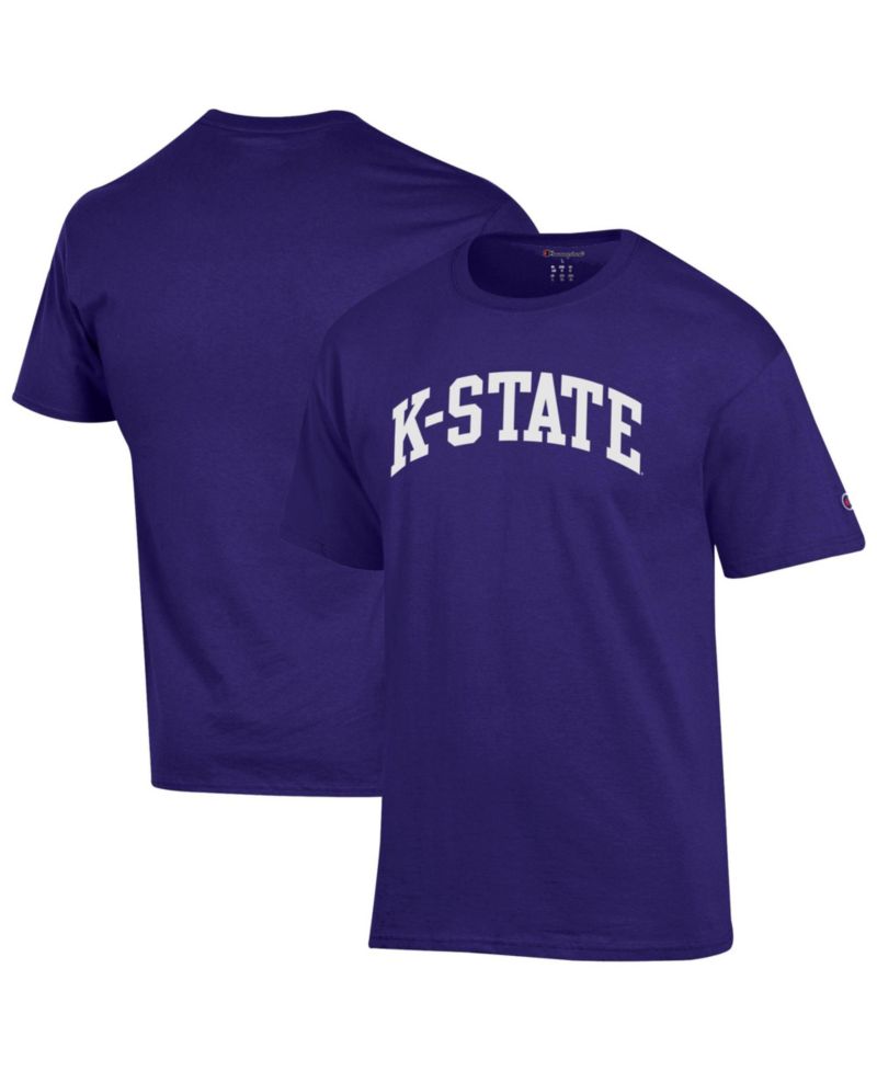 Men's Purple Kansas State Wildcats Basic Arch T-Shirt