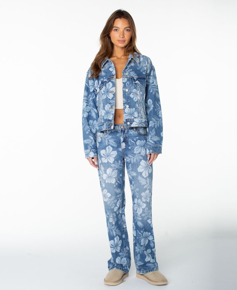 Women's Big Tide Cropped Denim Jacket