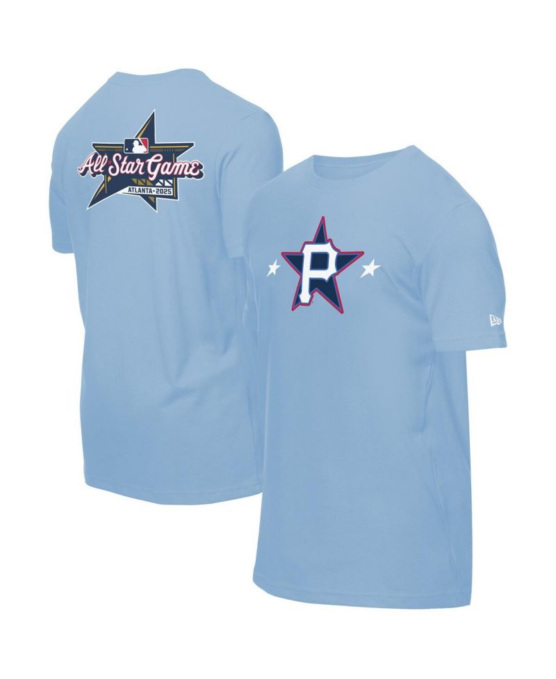 Men's Light Blue Pittsburgh Pirates 2025 MLB All-Star Game Workout T-Shirt