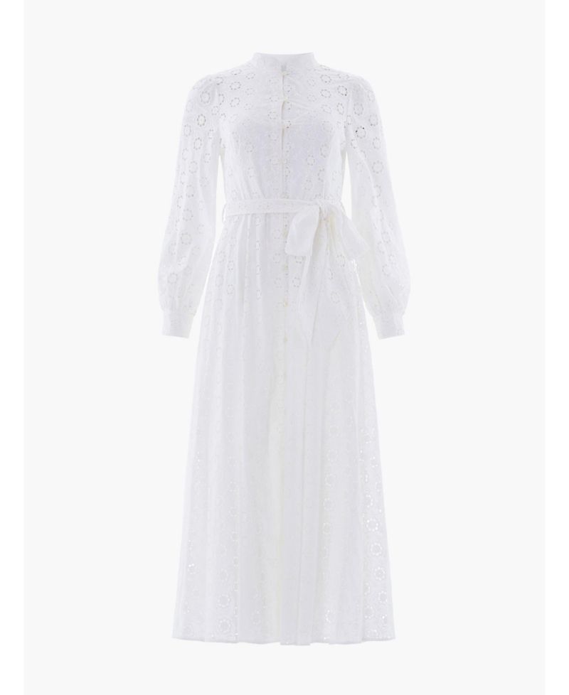 women's Romilly Cotton Long Sleeve Shirt Dress