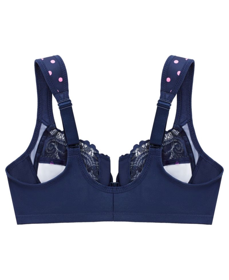 Women's Full Figure Plus Size Wonderwire Front Close Bra 1245