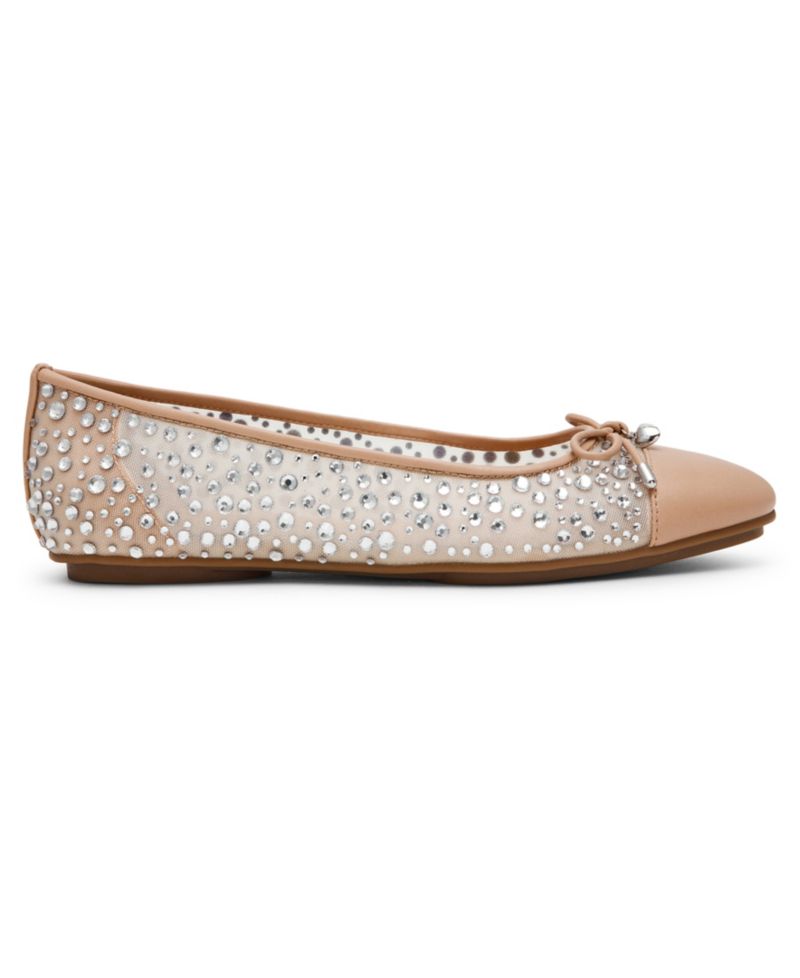 Women's Luci Embellished Cap Toe Ballet Flats