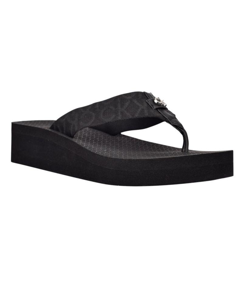 Women's Meena Logo Platform Flip-Flop Sandals