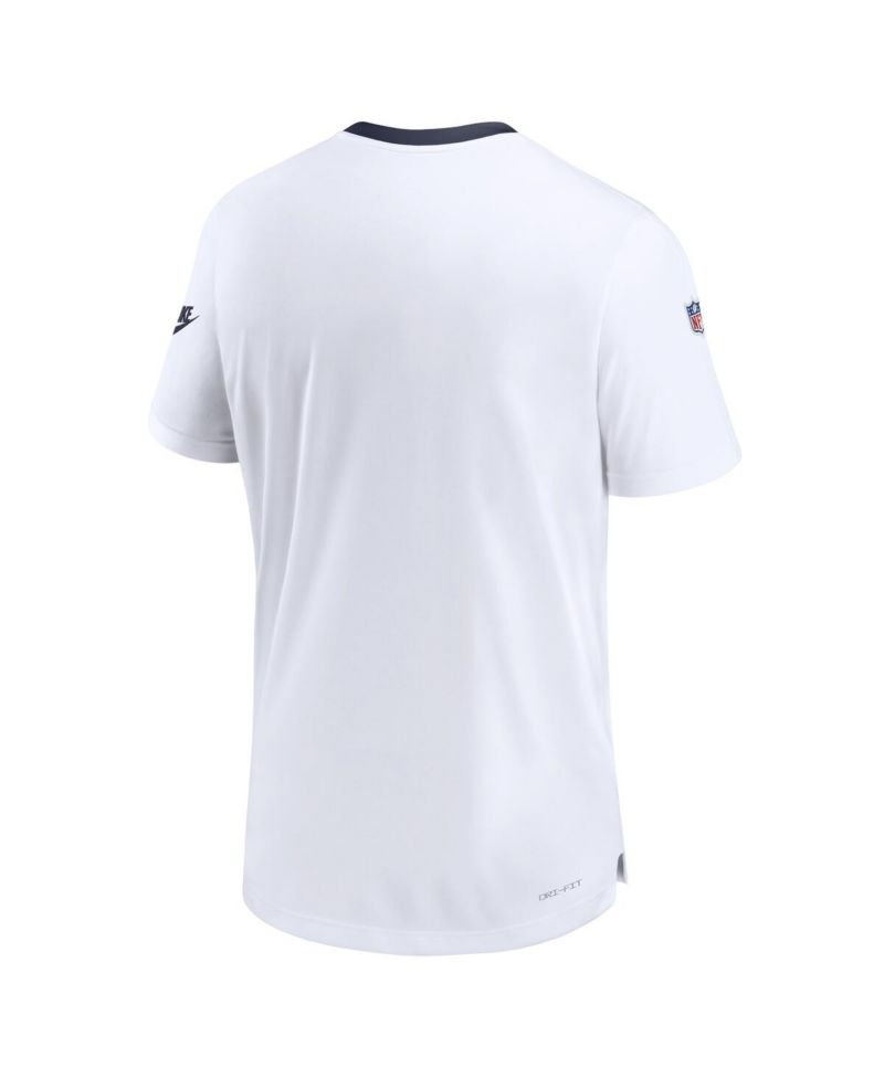 Men's White Dallas Cowboys Sideline Coaches Alternate Performance T-shirt