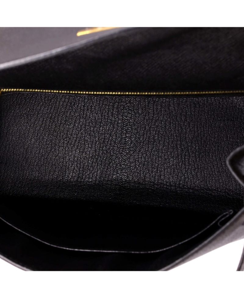 Pre-Owned Herm&eacute;s Kelly 25 Leather Gold-Tone Hardware Satchel