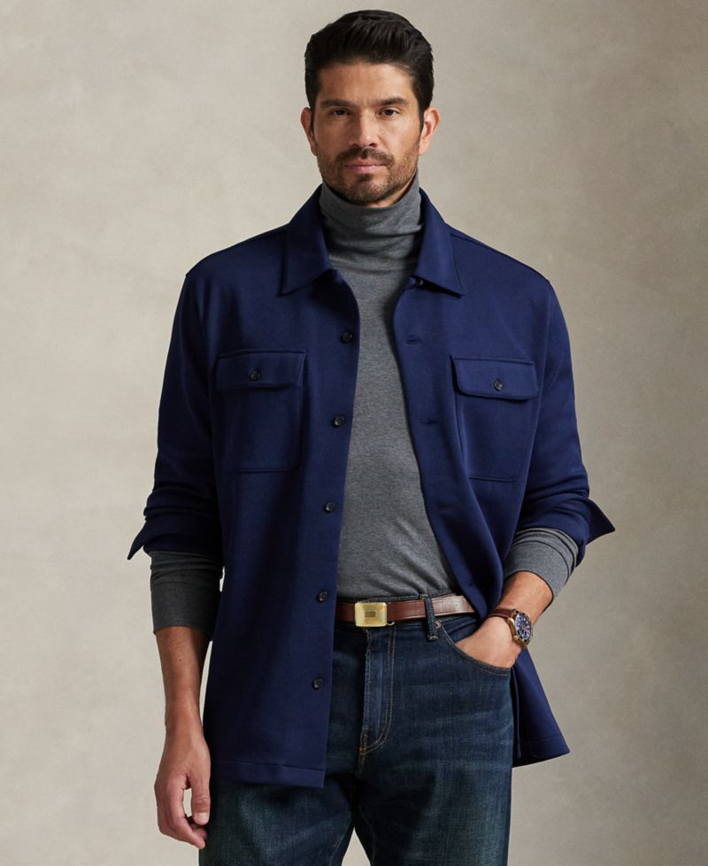 Long Sleeve Double Knit Tech Shirt