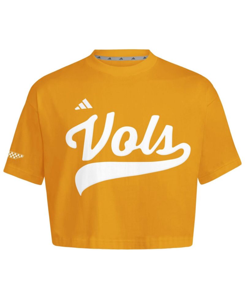 Women's Tennessee Orange Tennessee Volunteers Cropped Baseball Fashion Jersey