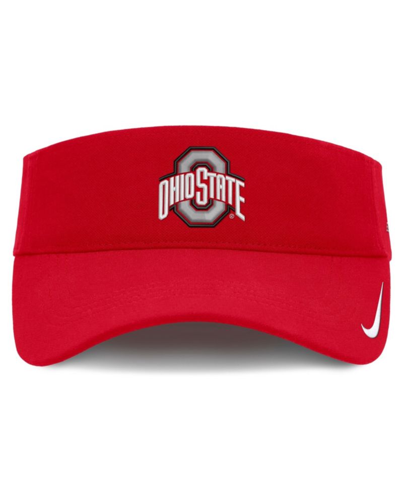 Men's and Women's Scarlet Ohio State Buckeyes 2026 On-Field Ace Adjustable Visor