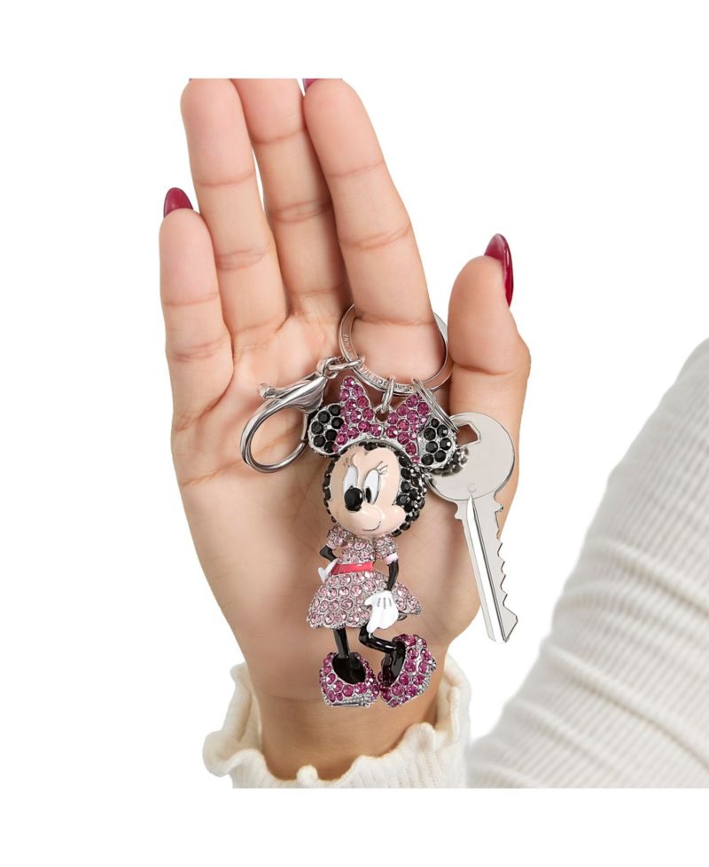 Minnie Mouse Crystal Pave Bag Charm Keychain – Officially Licensed