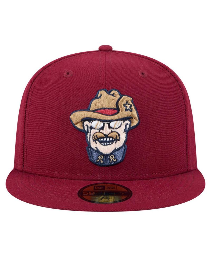 Men's Burgundy Frisco RoughRiders Authentic Collection 59FIFTY Hat
