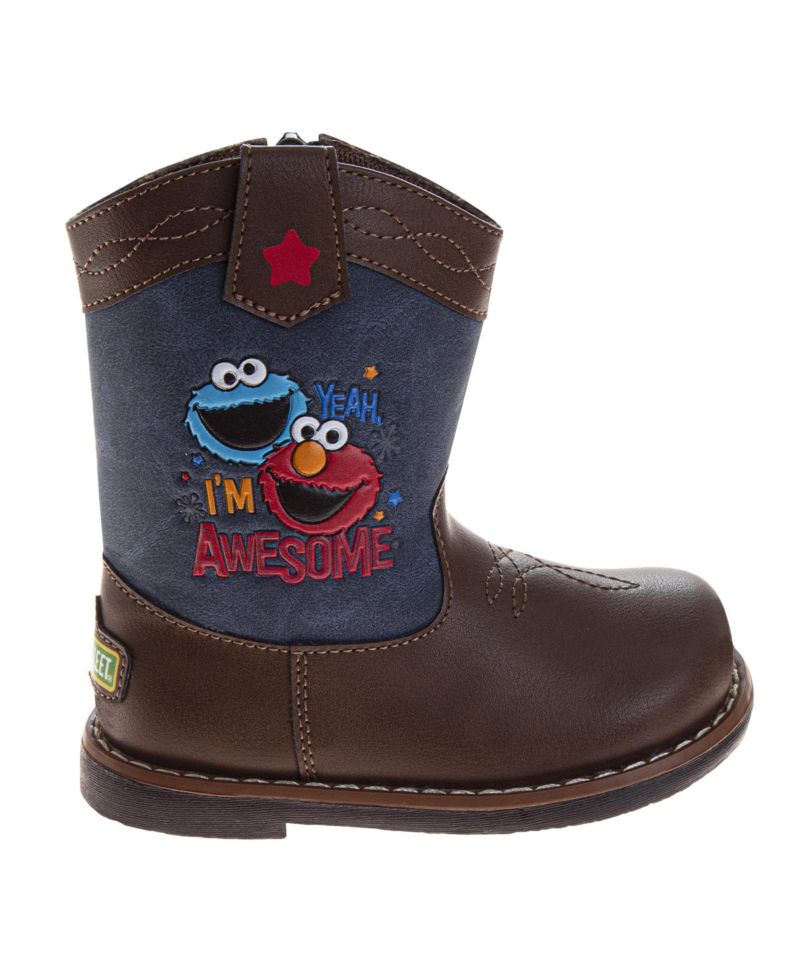Kids Elmo Cowboy Boots ( 2 to 8 ) Western Pull-On Boots (Infant/Toddler)