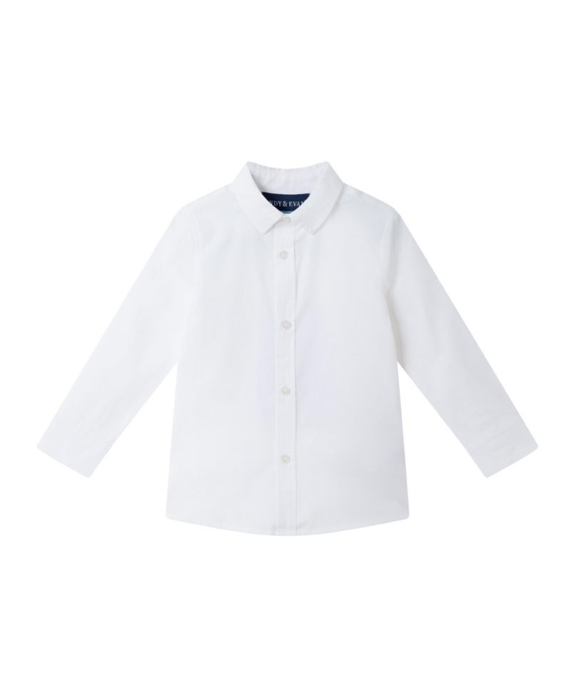 Toddler Boys Toddler/Child White Buttondown Bowtie and Suspenders Set