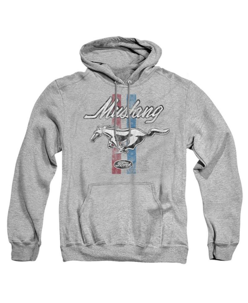 Men's Ford Stripes Graphic Kangaroo-Pocket Pullover Hoodie