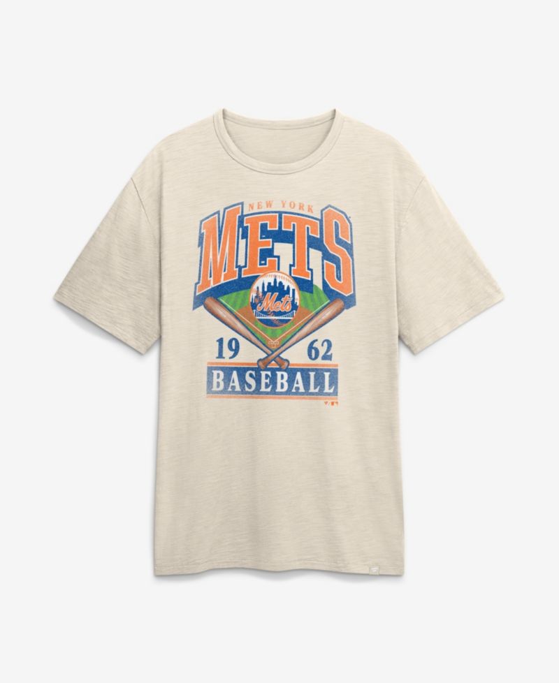 Men's Tan New York Mets Stadium Slub T-Shirt