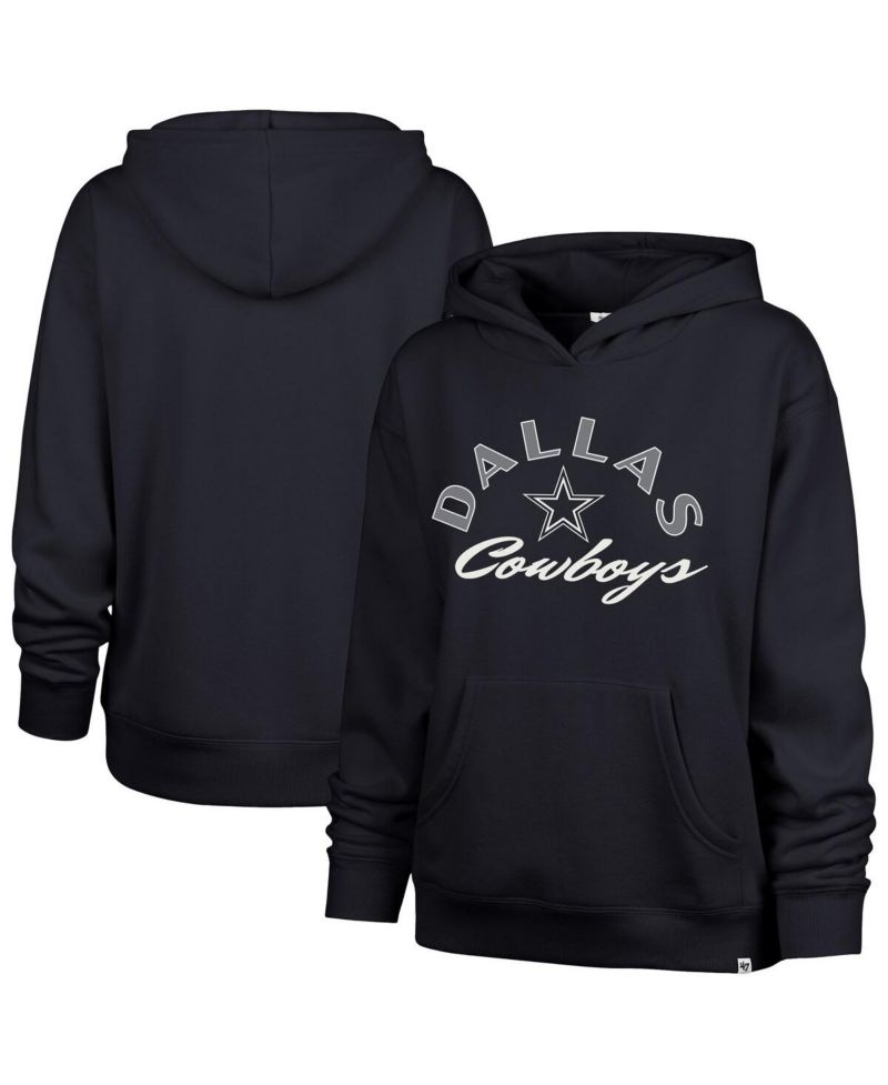 Women's Navy Dallas Cowboys Whirlwind Naomi Pullover Hoodie