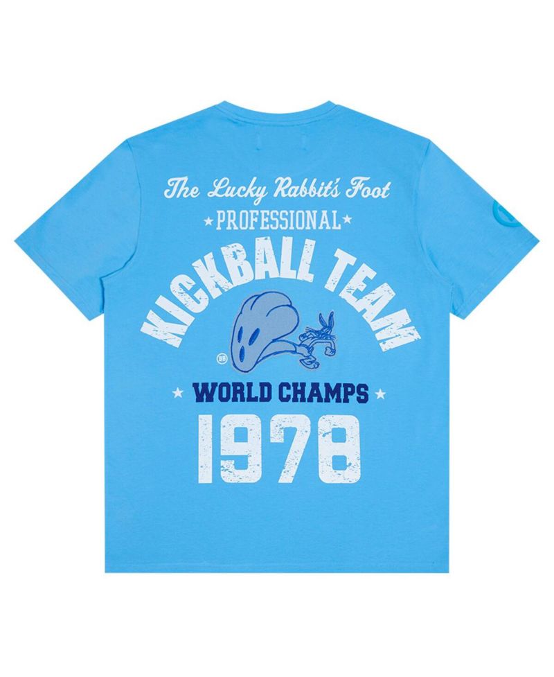 Men's Blue Looney Tunes Kickball Team T-Shirt