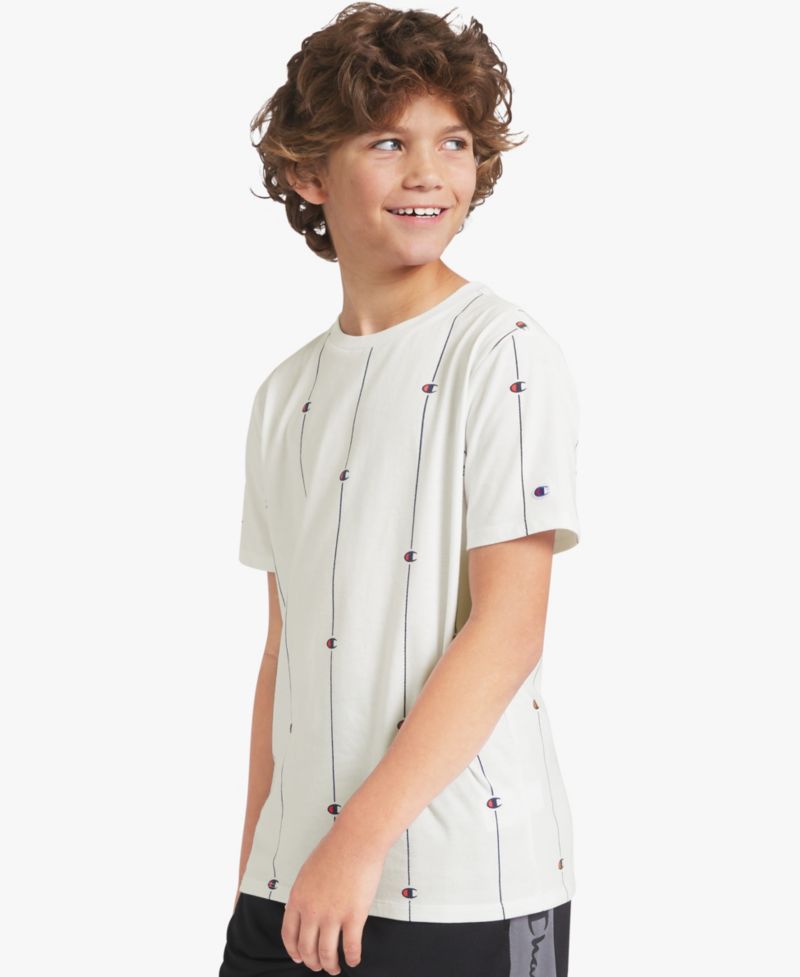 Big Boys' Printed Short-Sleeve Crewneck T-Shirt