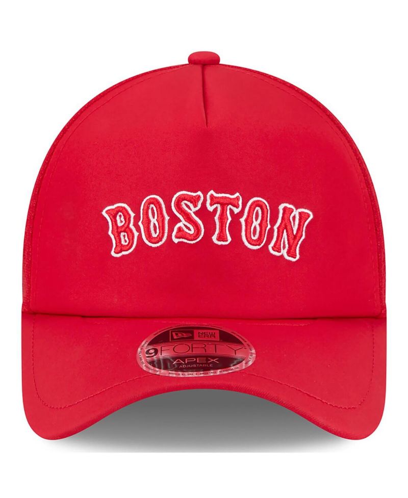 Men's Red Boston Red Sox 2026 Batting Practice Alternate Apex 9FORTY Adjustable Hat
