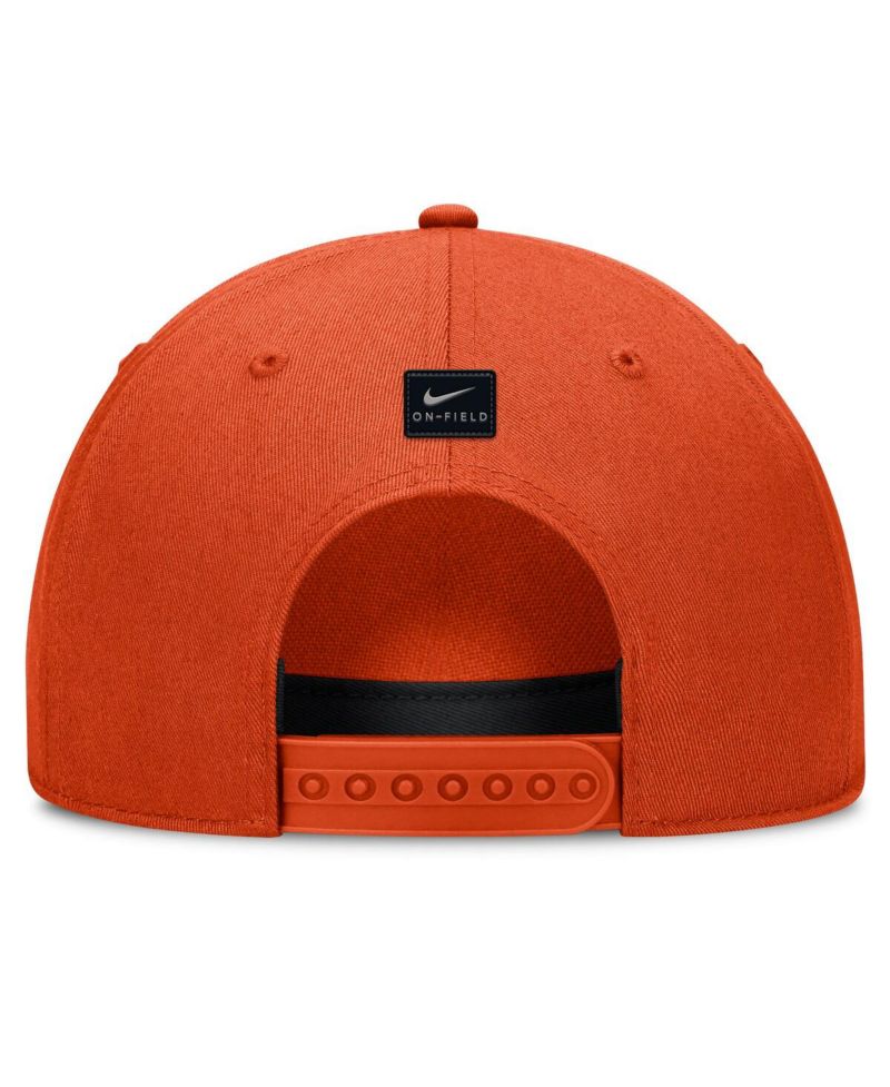 Men's and Women's Orange Clemson Tigers 2024 Sideline Rise Adjustable Hat