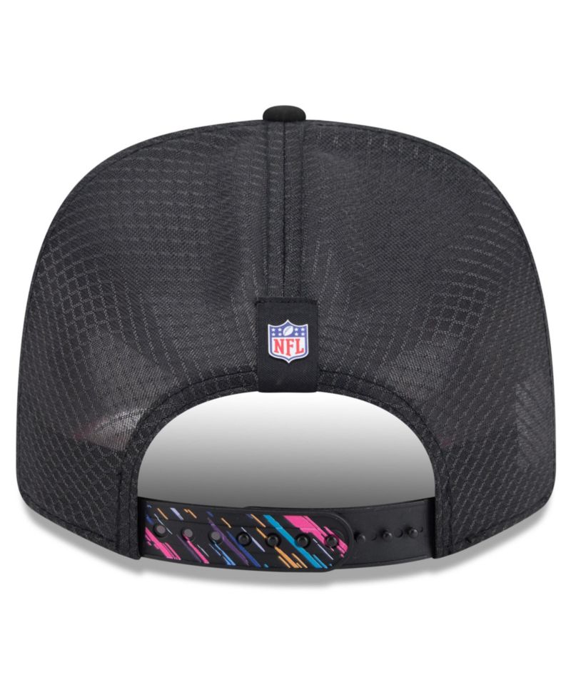Men's Black Buffalo Bills 2026 NFL Cruical Catch 9SEVENTY Adjustable Trucker Hat