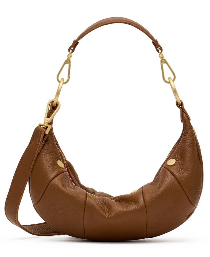 Erica Small Leather Crescent Shoulder Handbag