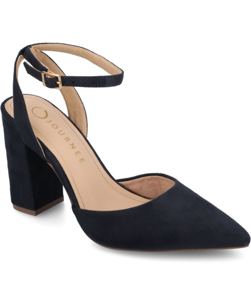 Women's Tyyra Ankle Strap Block Heel Pumps