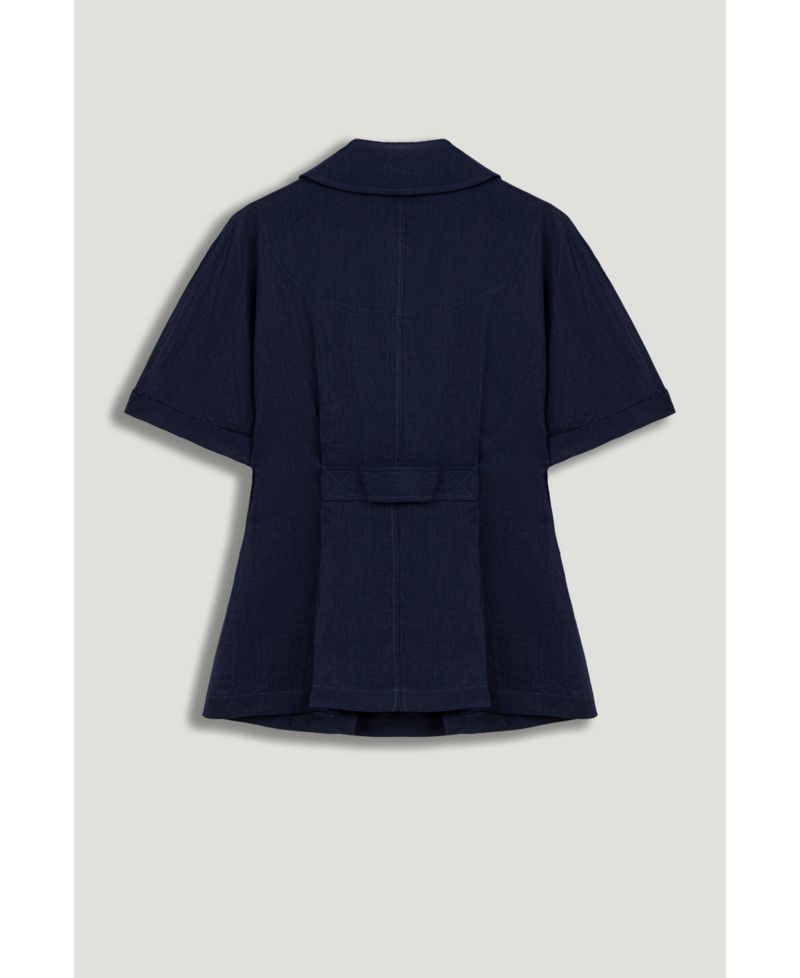 Women's Short Sleeve Blazer Jacket