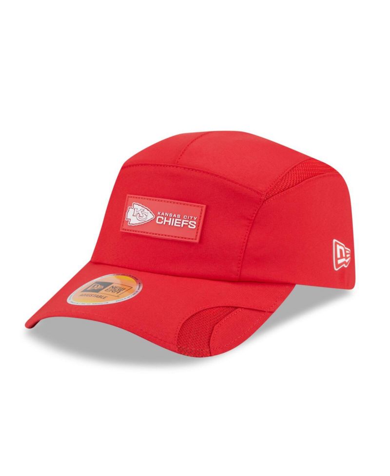 Men's Red Kansas City Chiefs 2025 Sideline Runner Adjustable Hat