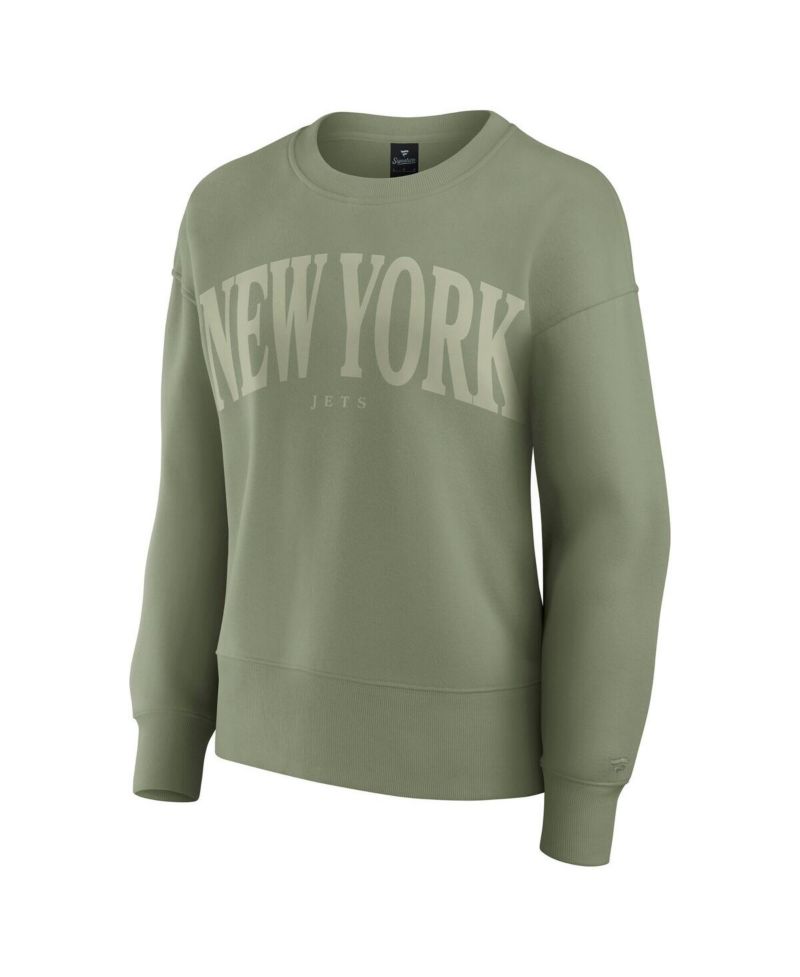 Women's Green New York Jets Elements Pullover Sweatshirt